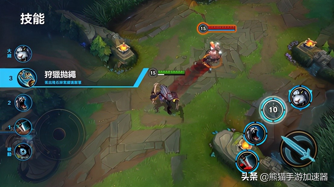 傲之追猎者雷恩加尔打野视频,英雄联盟手游雷恩加尔教学