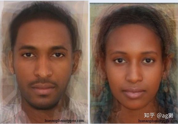 「世界人类图鉴」人类的摇篮:撒哈拉以南非洲居民的平均脸