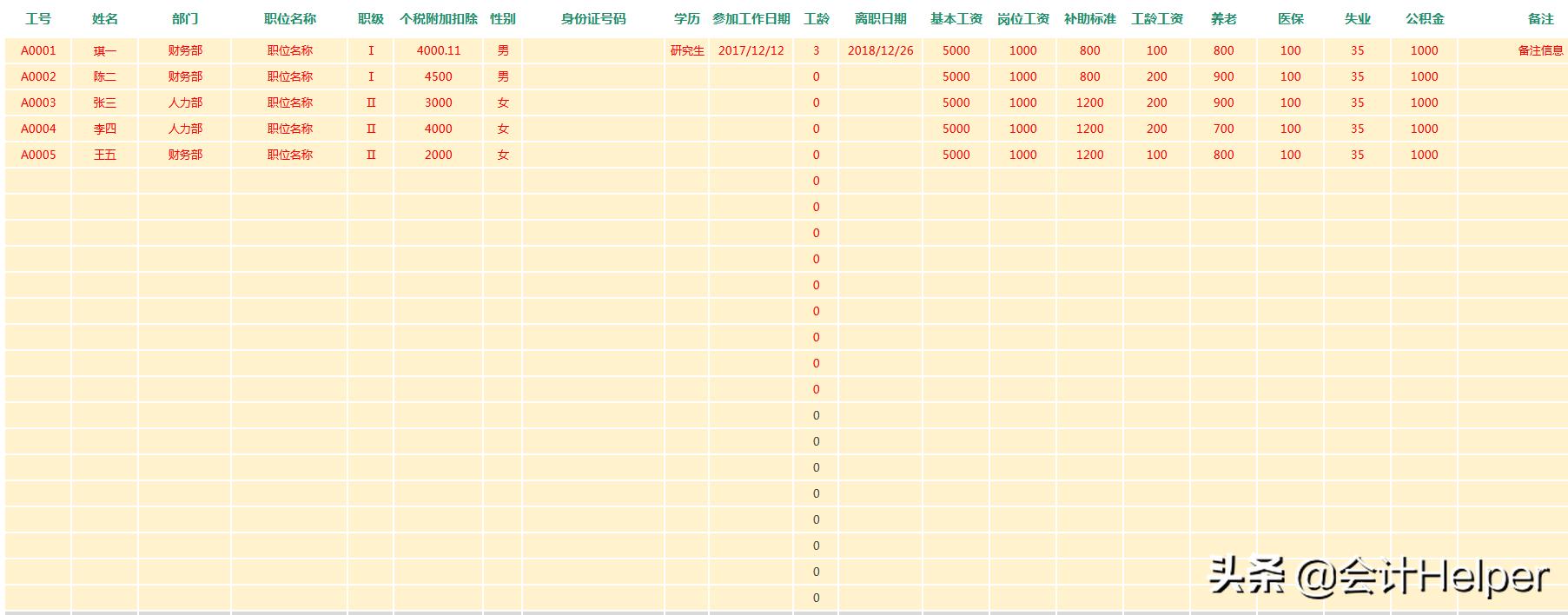 工资个税自动计算表怎么操作,工资明细表如何自动生成工资条