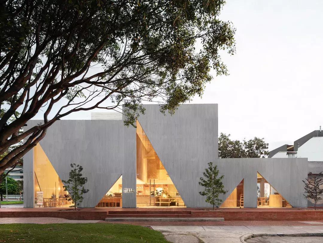 震撼的外立面设计,流线型现代隐奢外立面设计