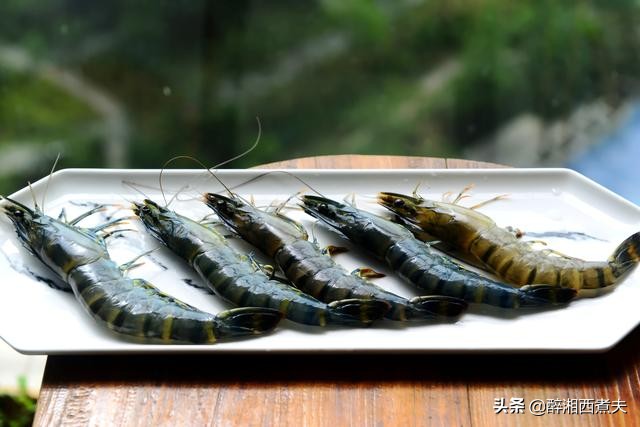 干煎去壳大虾正宗做法,干煎大虾