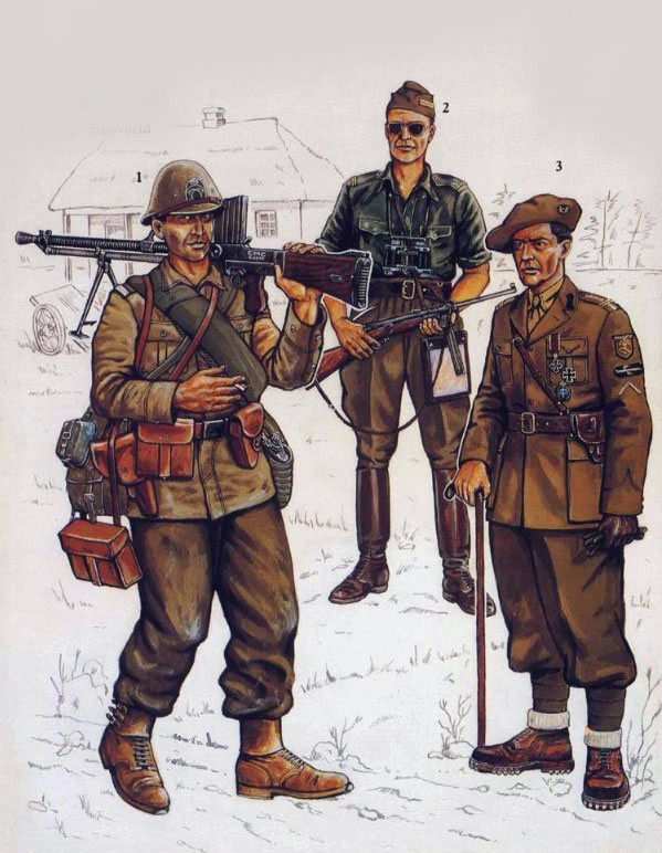 二战罗马尼亚步兵师的装备,二战匈牙利军服图鉴