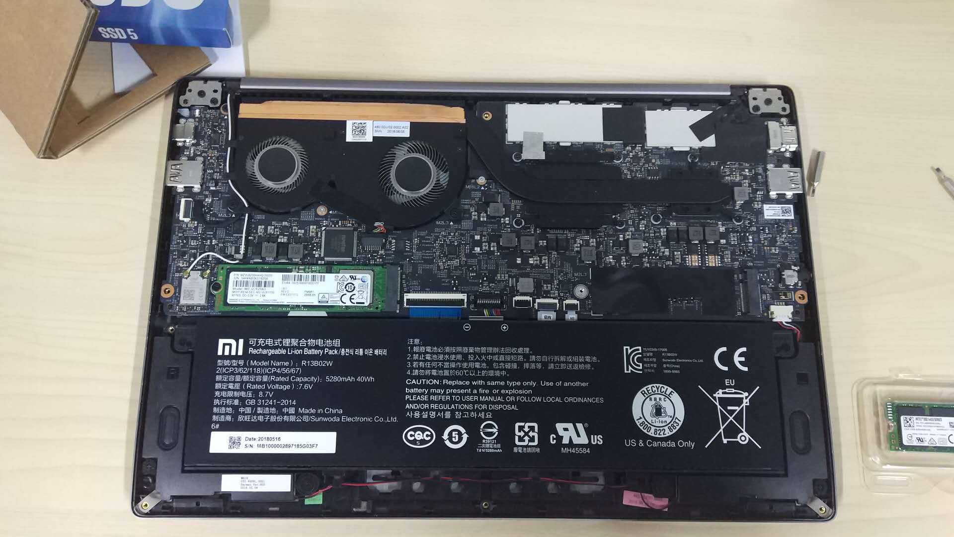 小米笔记本air13.3扩展固态硬盘,小米笔记本air13扩展固态硬盘型号