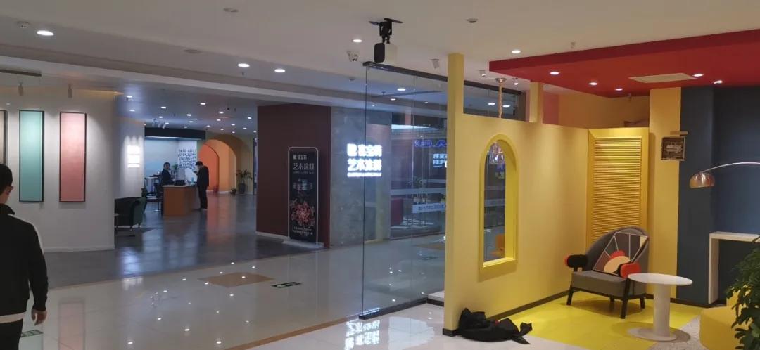 立邦艺术涂料店面,立邦最新专卖店效果