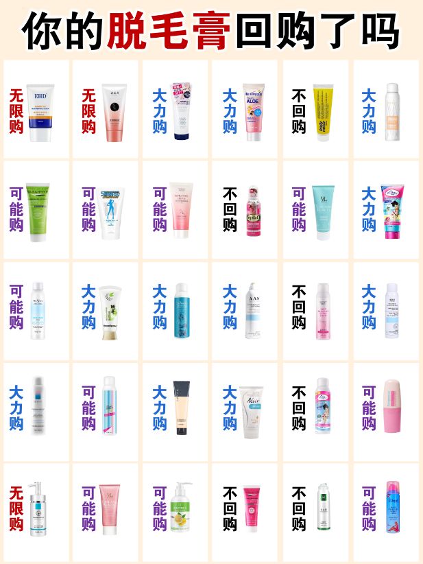脱毛膏推荐,脱毛膏推荐男士
