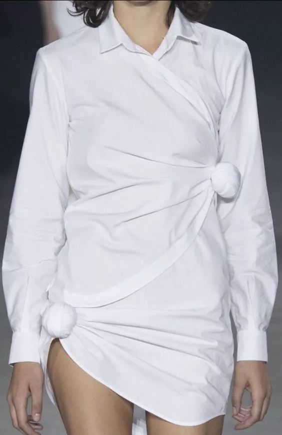 衬衫多种百变穿搭,衬衫改造创意服装设计