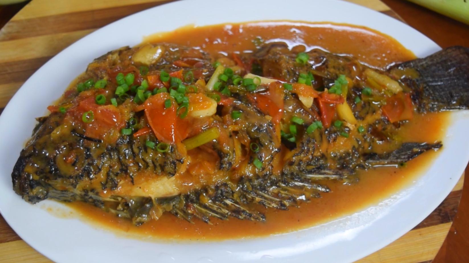 酸菜番茄罗非鱼段的家常做法,番茄酱红烧罗非鱼怎么做好吃