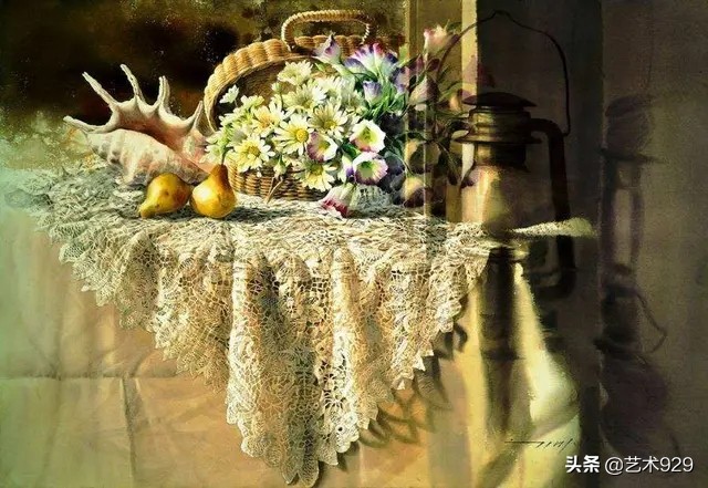 韩国水彩画家misulbu作品欣赏,韩国水彩画风景作品