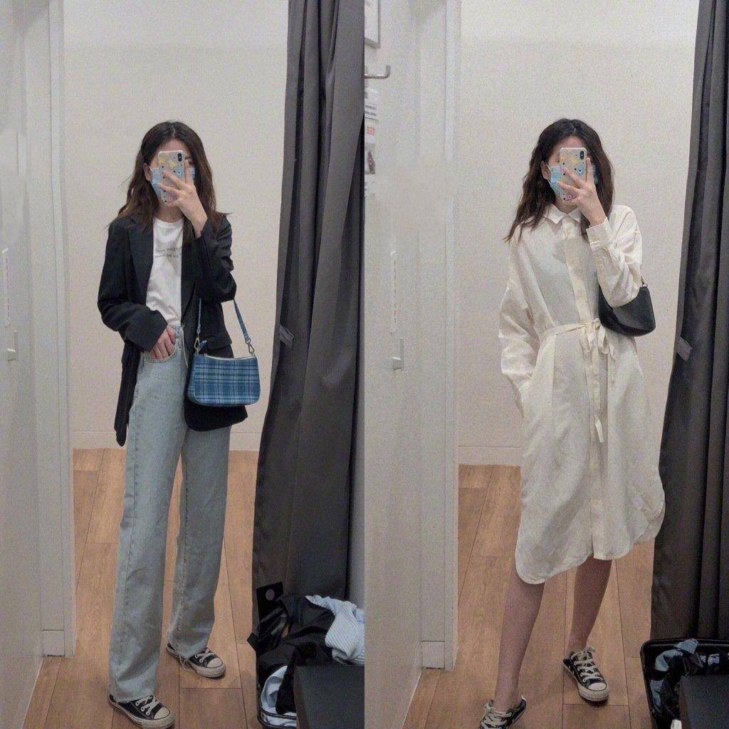 微胖矮个子长大衣穿搭,梨形身材t恤穿搭技巧