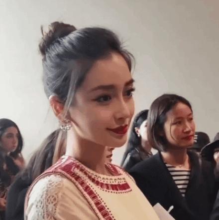 angelababy在酒吧打碟,angelababy巴黎秀场