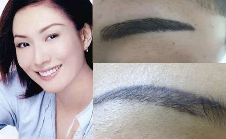 纹绣教程雾眉线条,纹绣初学者教程丝雾眉