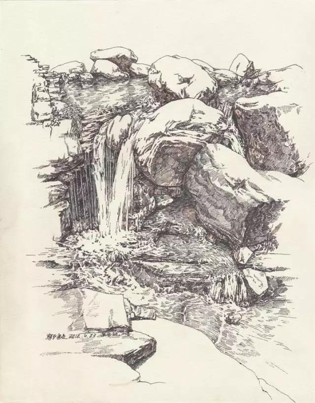 速写风景画入门教程,风景速写无调子图文