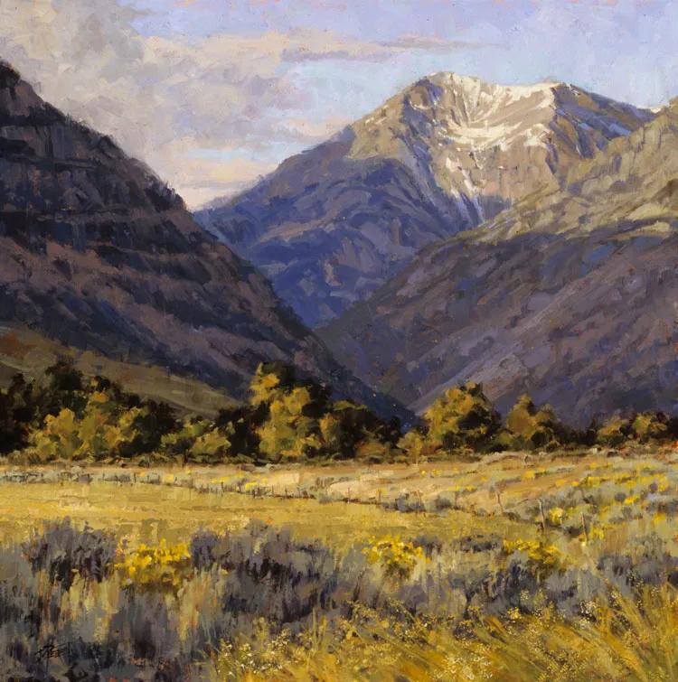 绝美风景油画教程,最灵动的风景油画