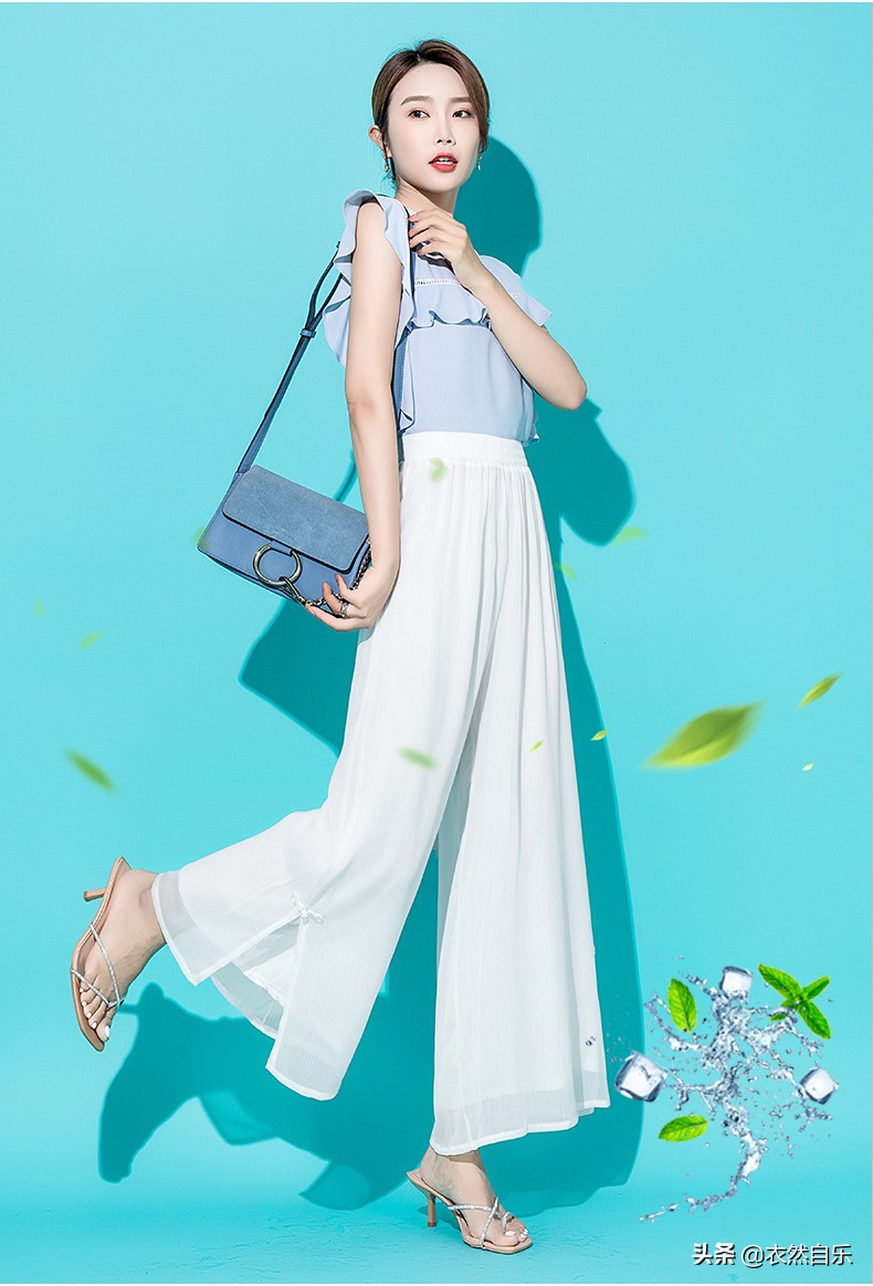 夏季女生阔腿裤宽松气质衣服穿搭,这几款阔腿裤穿上身比裙子还凉快