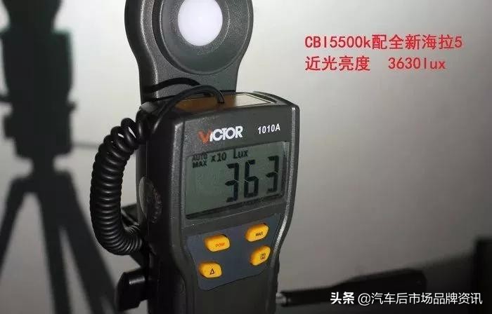 氙气灯6000k黑夜效果,氙气灯泡真实测评