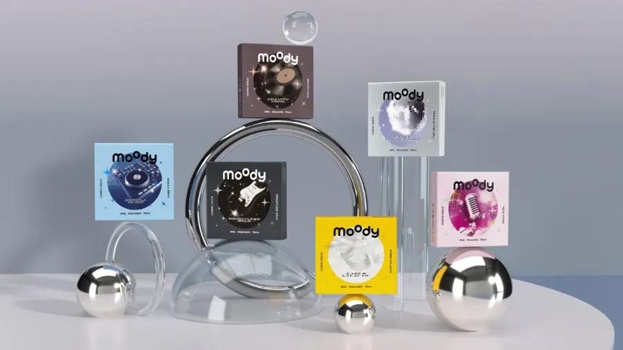 品牌美瞳moody月抛,美瞳品牌moody出海