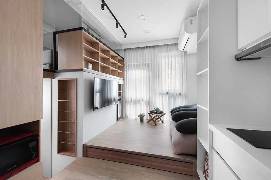 35平小户型一室改两室,23平米两层小户型改造