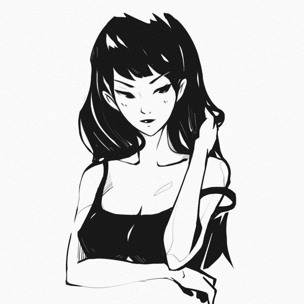 绘画线不流畅,绘画线稿上色教程