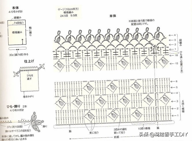 钩毛线饰品教程,毛线饰品的钩织图解