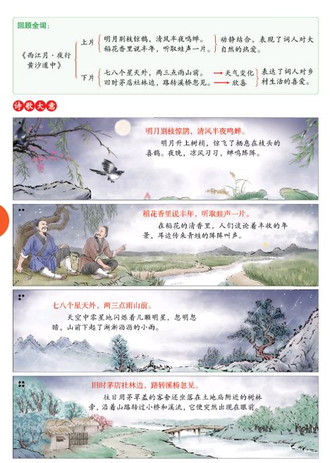 语文书六年级上册第一单元预习,六年级上册语文第一课预习笔记