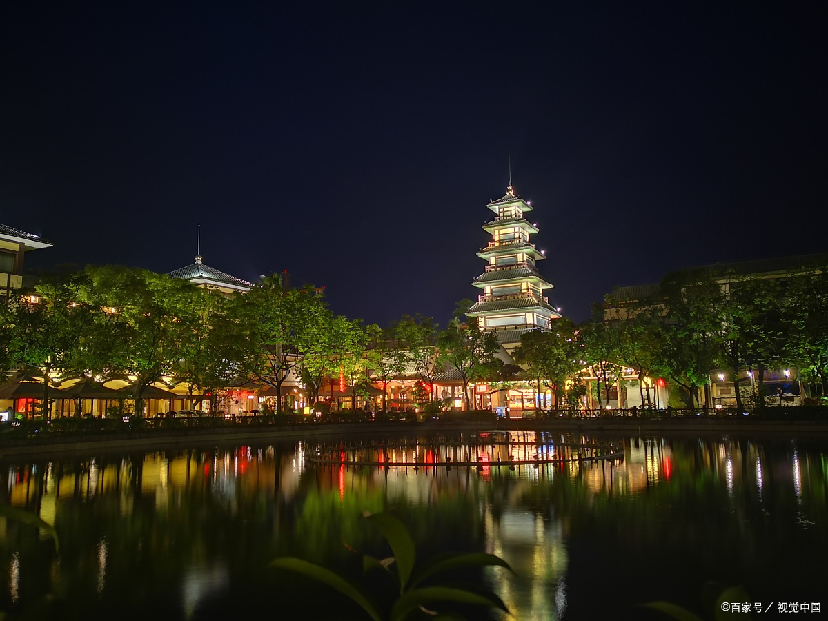 珠海日月贝歌剧院国庆节夜景视频,珠海晚上夜景最漂亮的地方