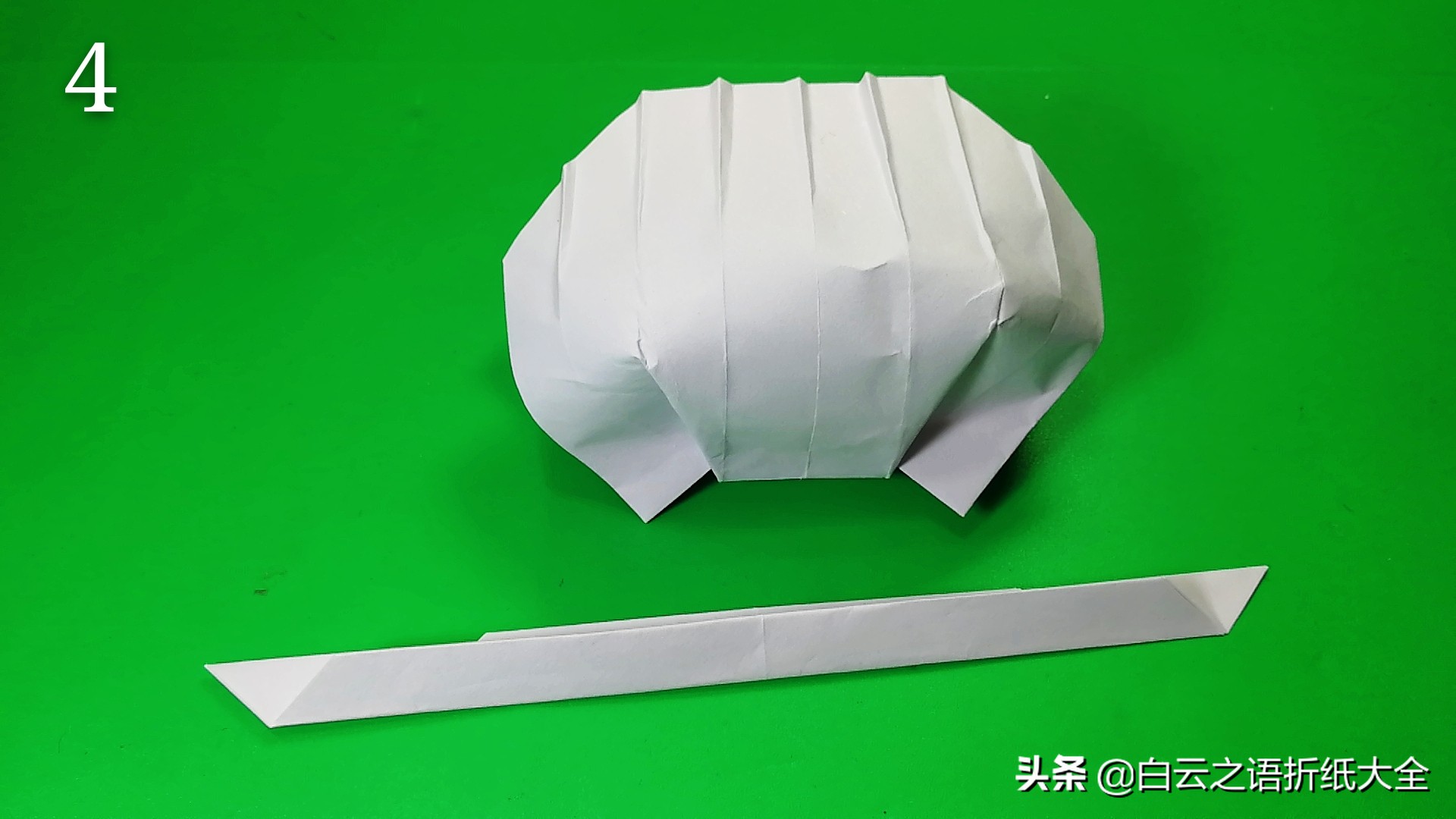 贝壳怎么折纸图解,贝壳折纸简易教程