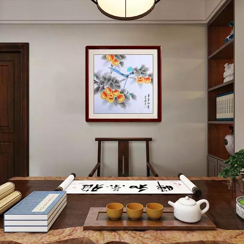 国画鸿运当头风水,红红火火国画作品欣赏