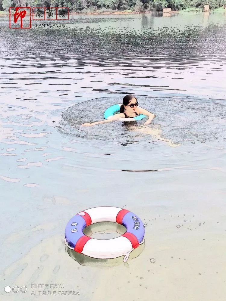 秋湖游泳,武汉木兰湖游泳