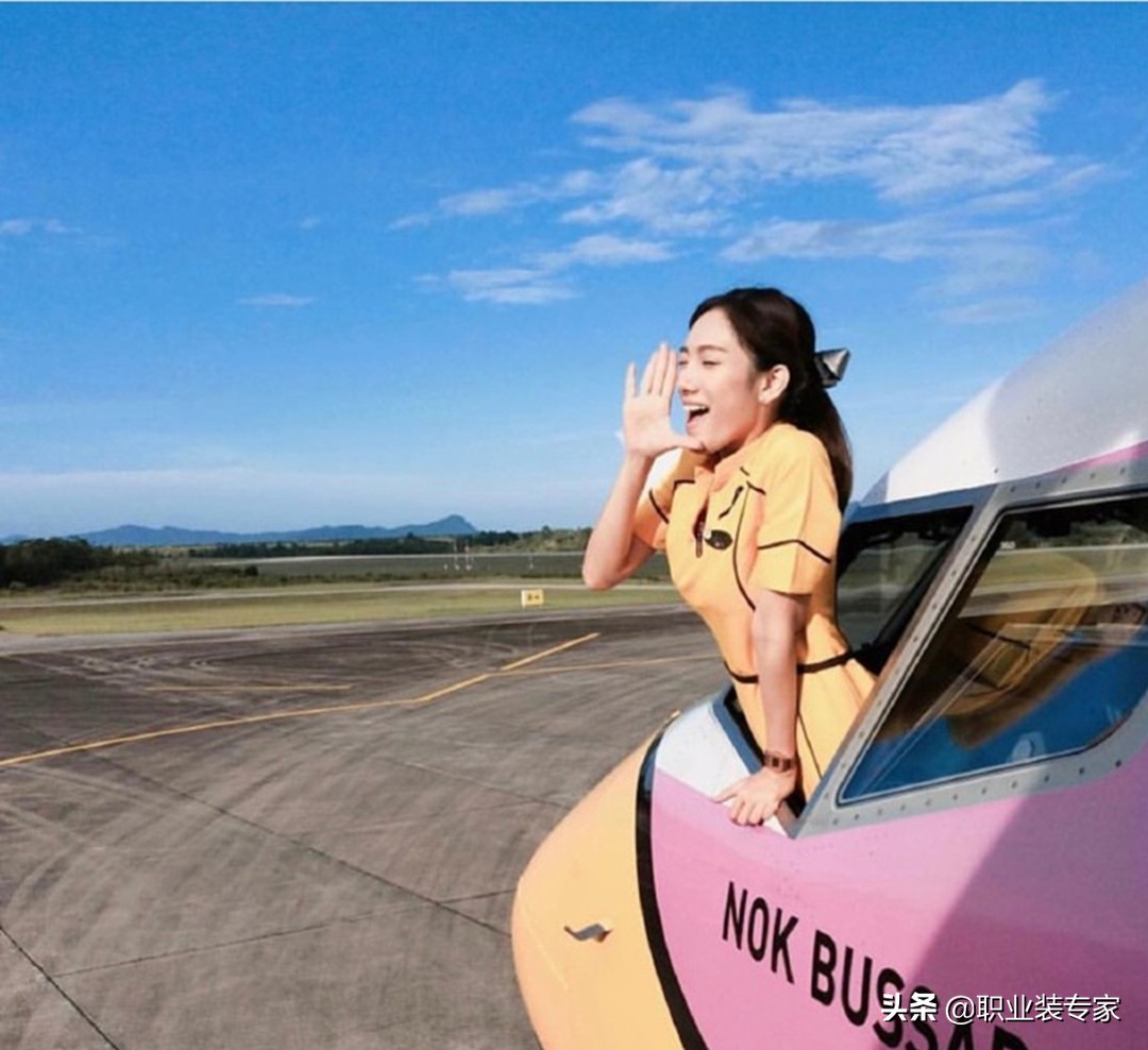 泰国酷鸟航空空姐服,泰国国际航空公司制服特色