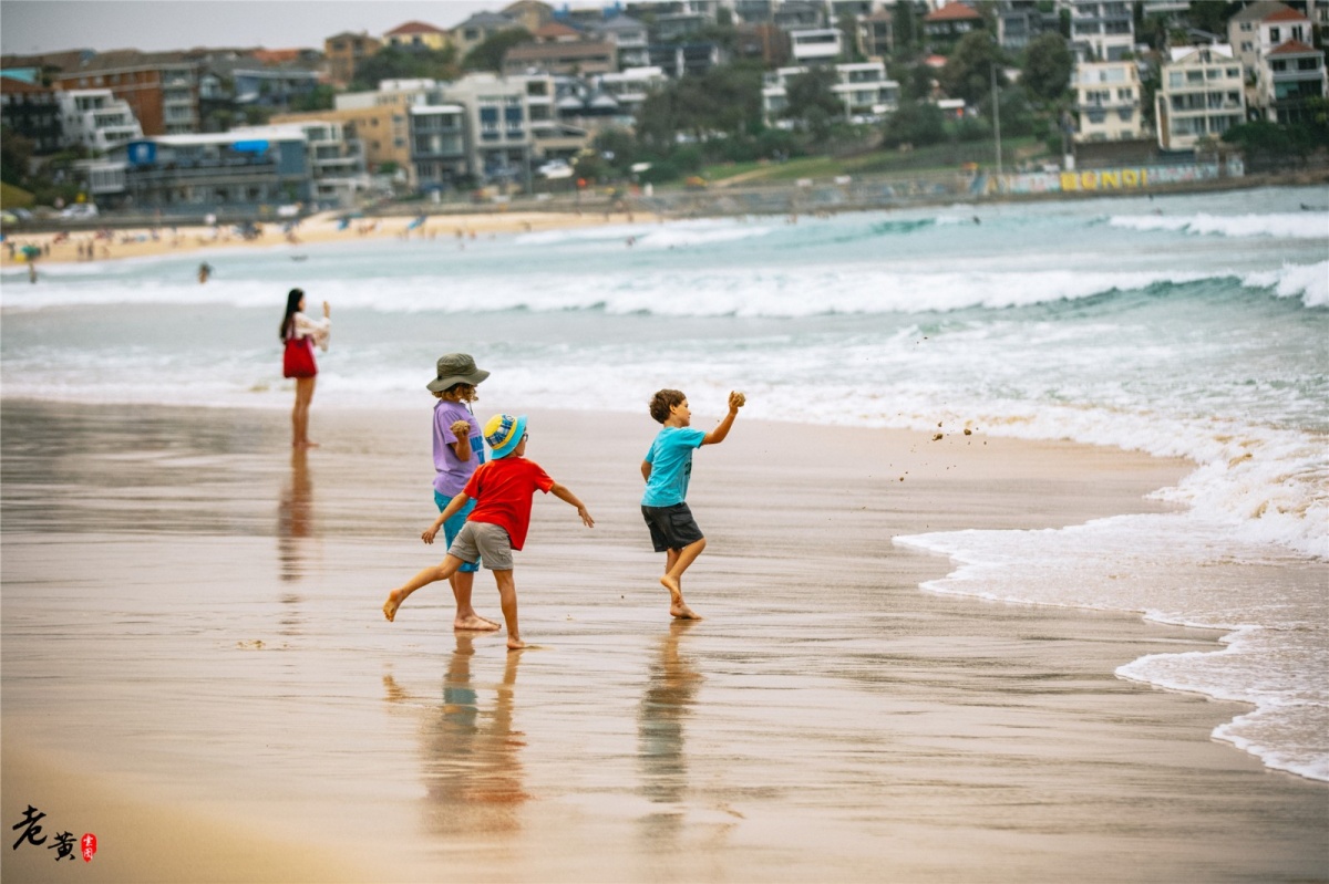 澳洲邦迪海滩美景,澳洲悉尼邦迪海滩游记