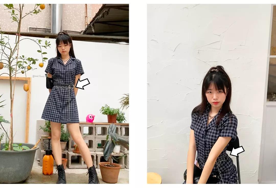 大胸姐妹穿连衣裙“藏胸”的技巧，视觉上帮你显瘦10斤