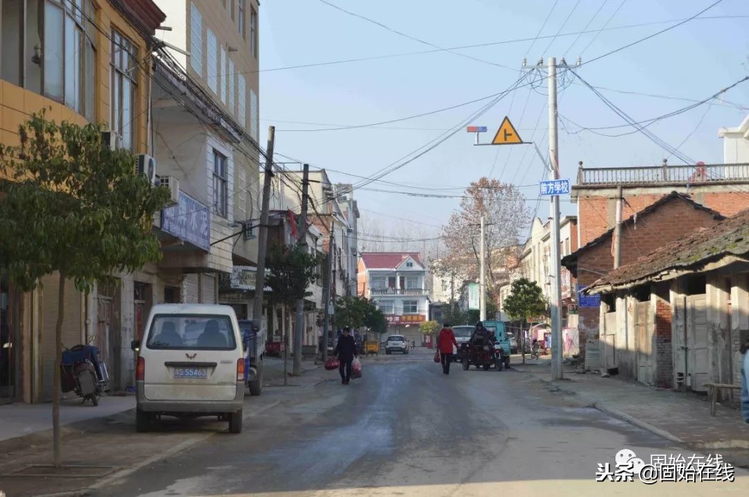 固始赵岗乡航拍,河南信阳固始县街拍