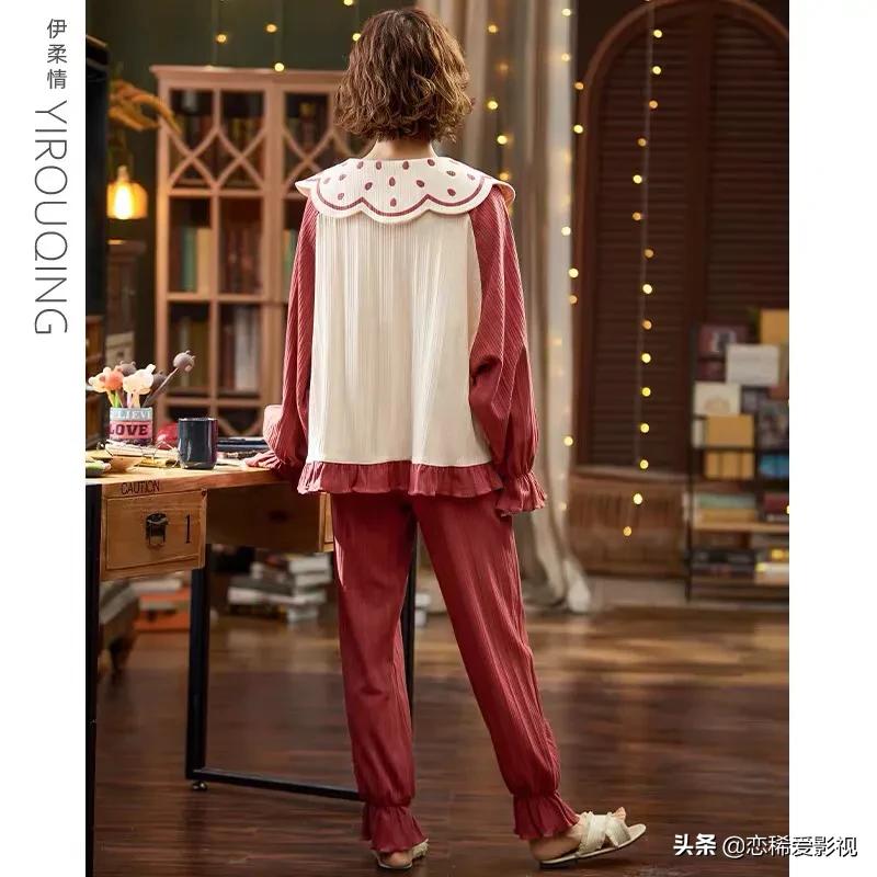 睡衣家居服简约大气,家居服睡衣可外穿的奢华品