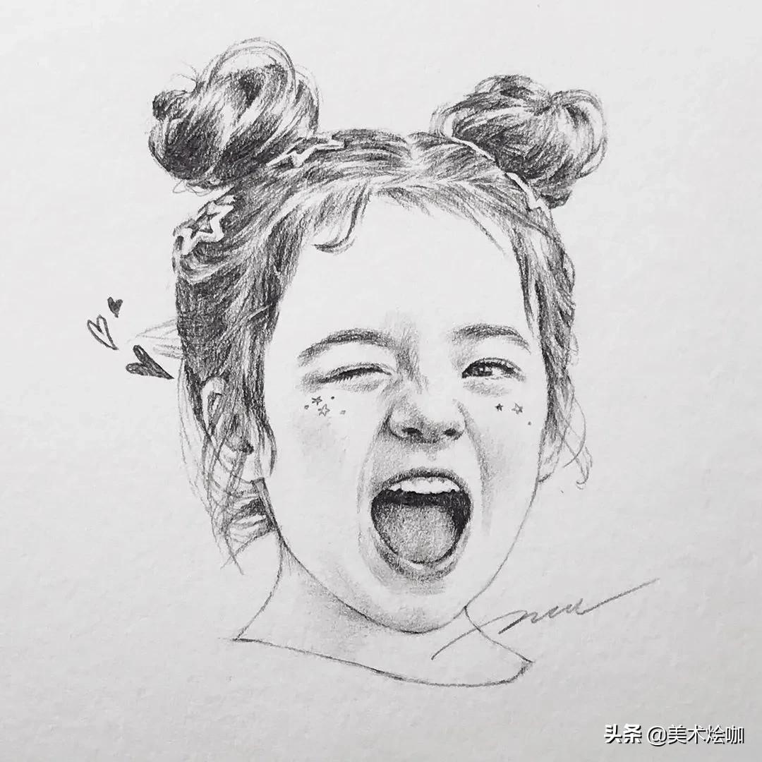 他笔下的极简山水禅意十足,他画的风景素描每笔都是细节