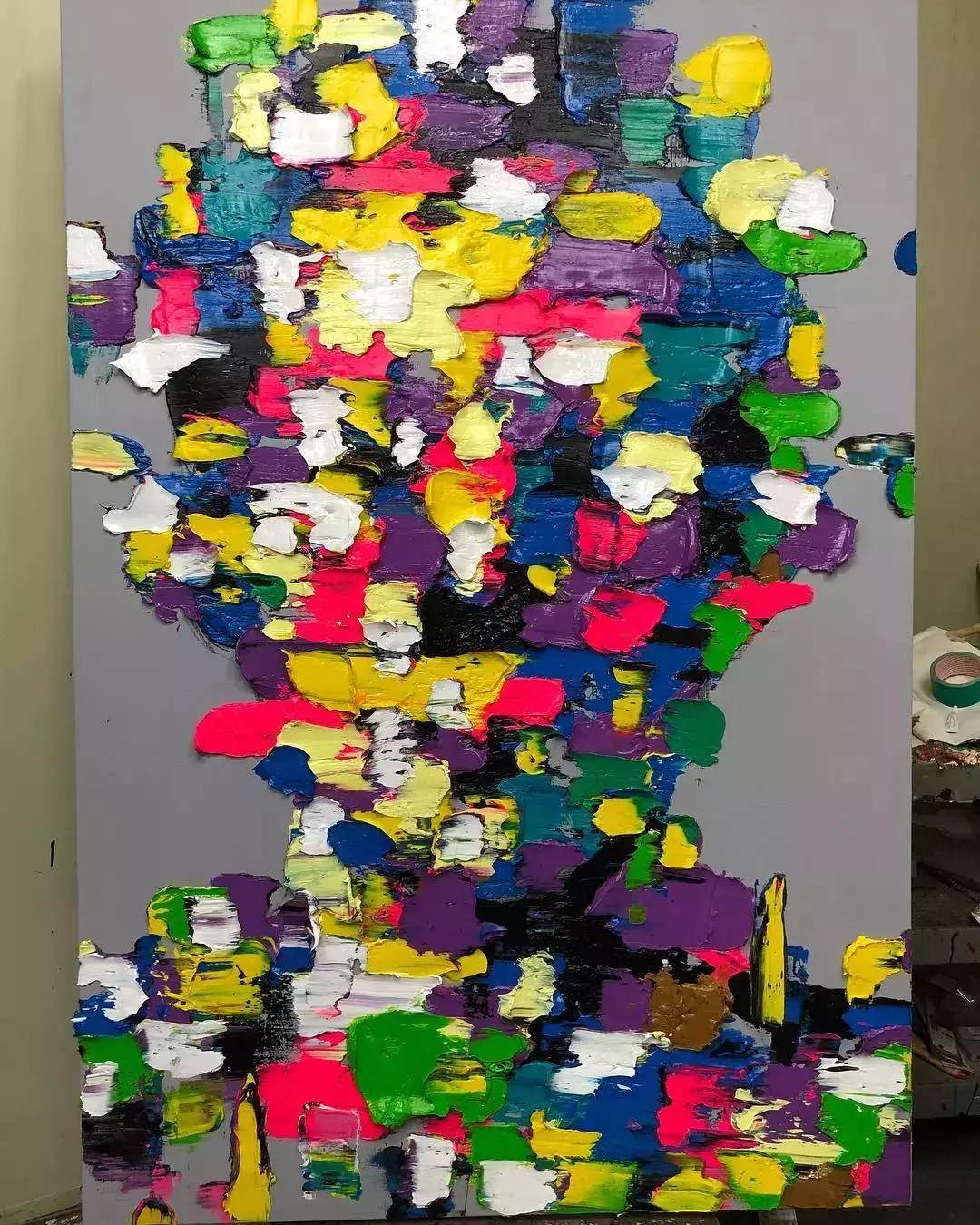 厚画的魅力！韩国shinkwangho用有张力的作品直击眼球！！！