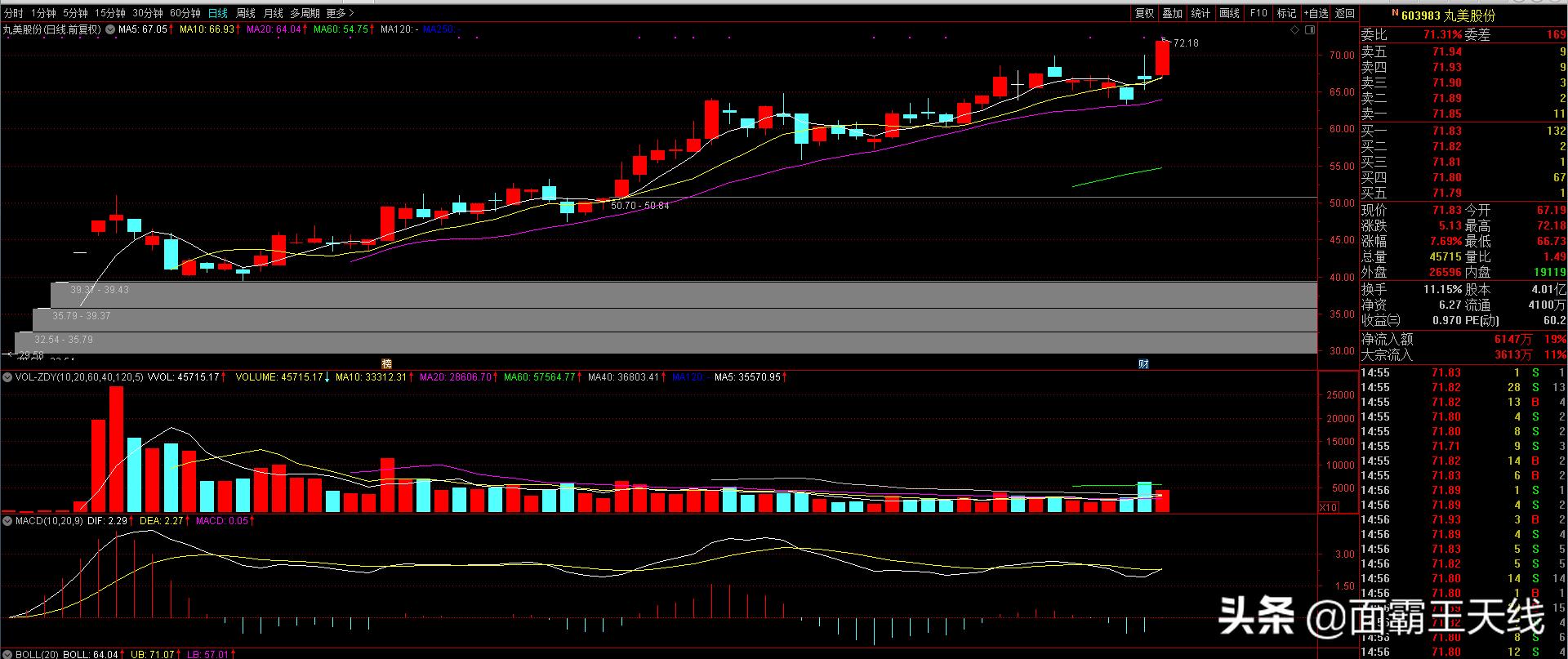 珀莱雅近几年涨停次数,珀莱雅未来10倍潜力股