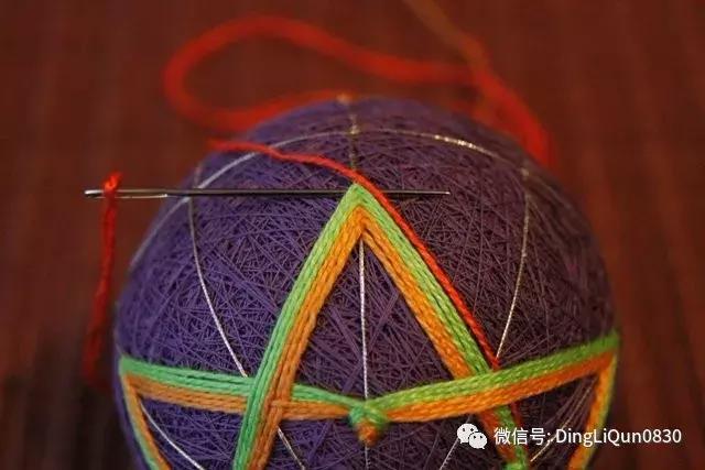 刺绣手鞠球制作步骤,绣手鞠球的正确方法