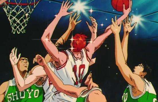灌篮高手樱木花道抢篮板技巧,灌篮高手樱木盖帽帽点解析