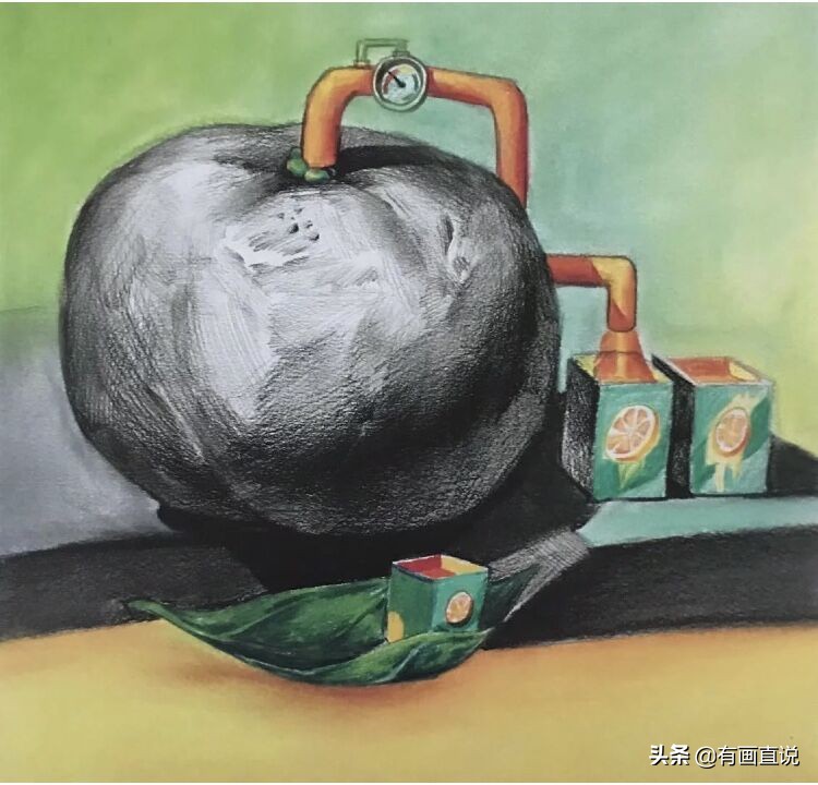 儿童绘画创意素描课堂教学,儿童基础素描创意素描画