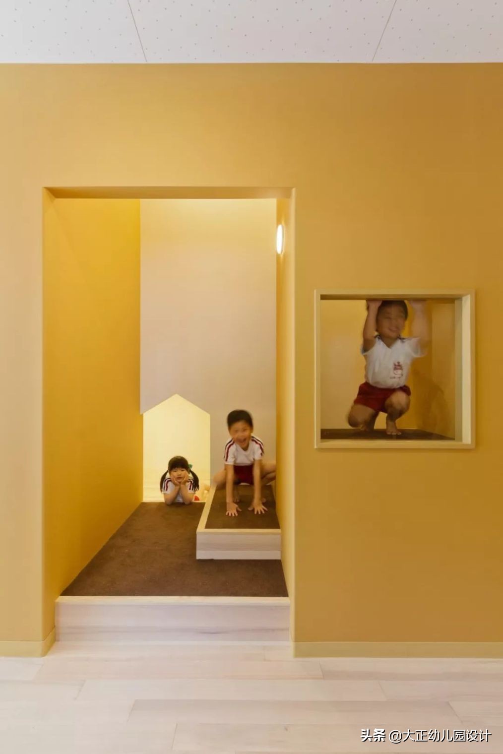 这所面朝大海的幼儿园，没有玩具，但幼儿园本身就是最好玩具