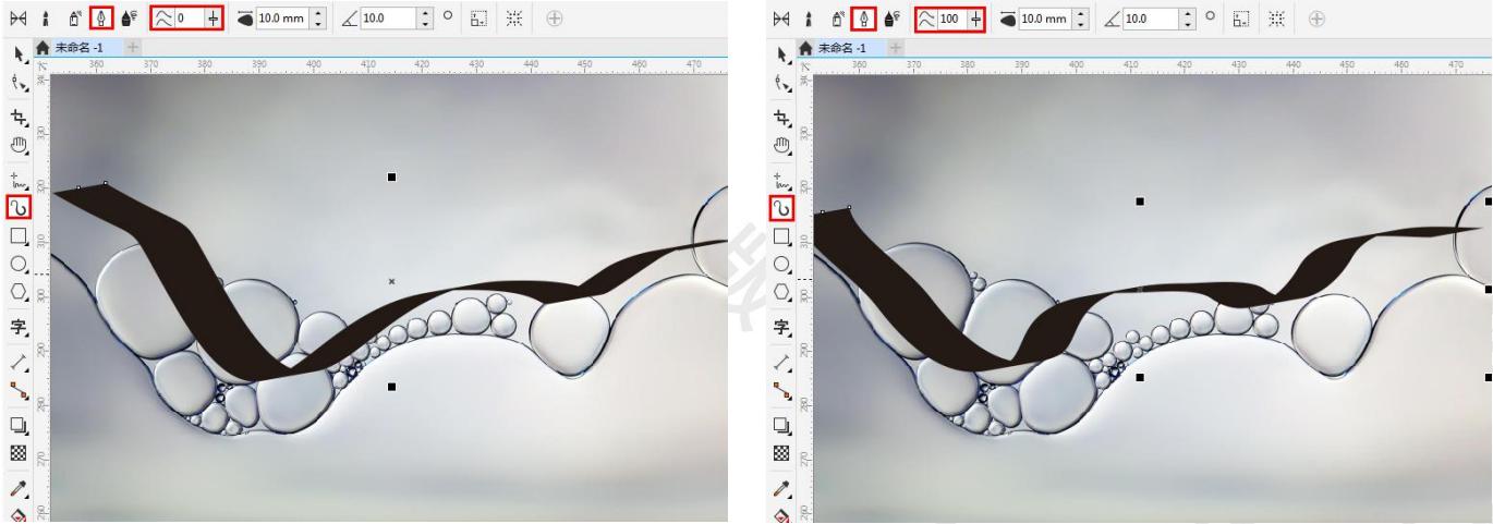 用coreldraw画半圆怎么画教程视频,cdr平面设计教程绘制边框图形
