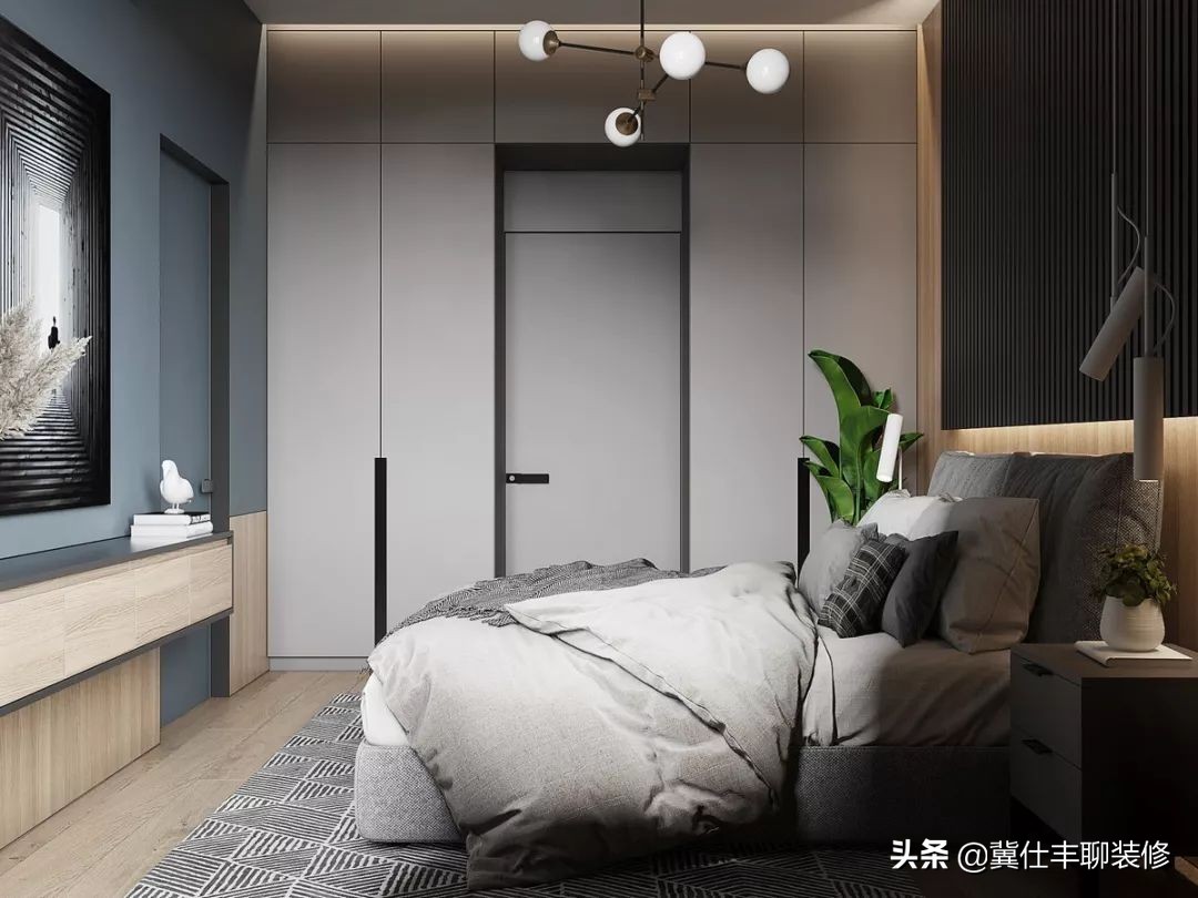 全屋仿大理石护墙板装修效果图,轻奢护墙板大理石漆