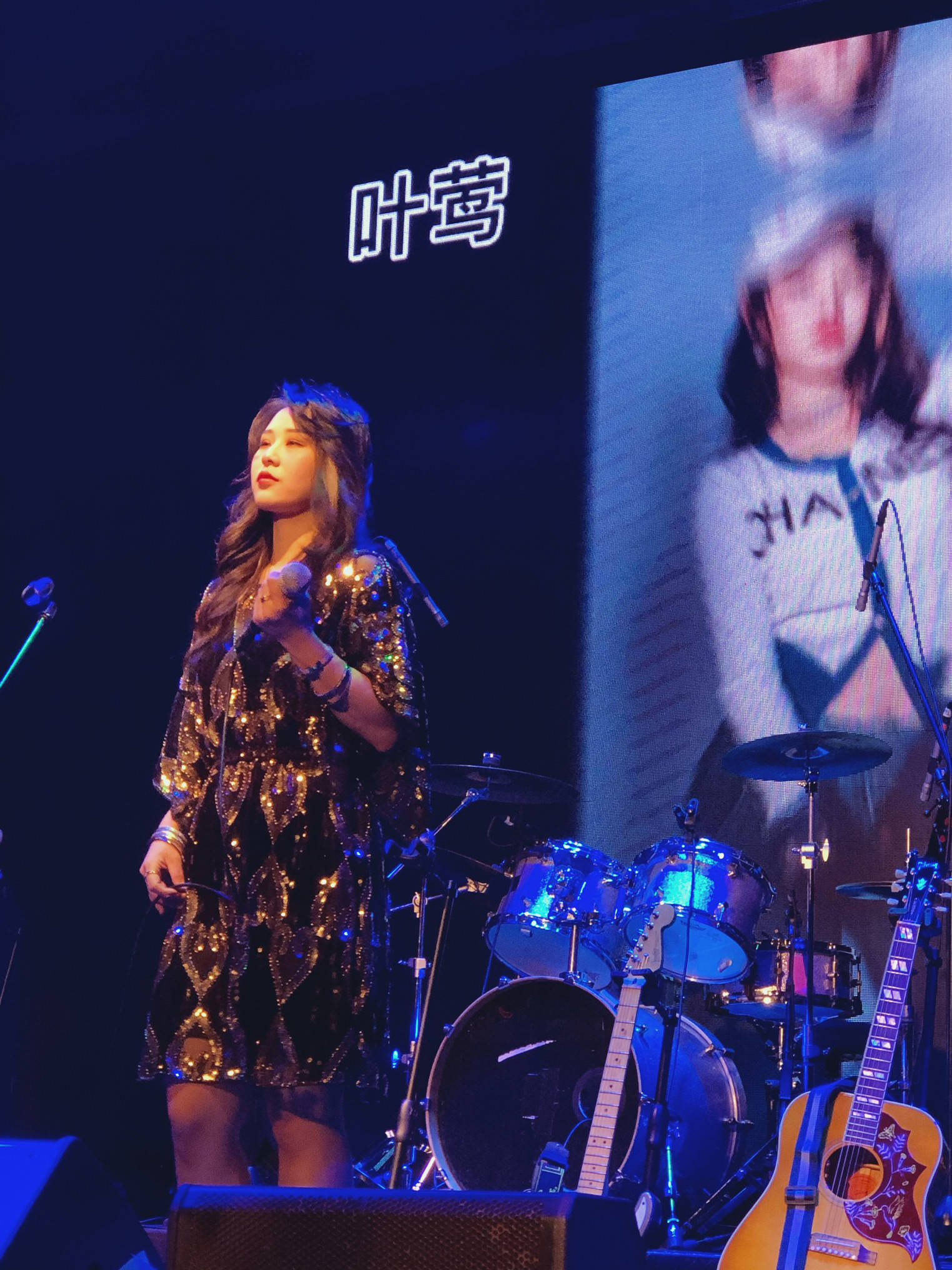 听见好音乐，带你了解歌手叶莺，她是一位可甜可A的Live型小姐姐