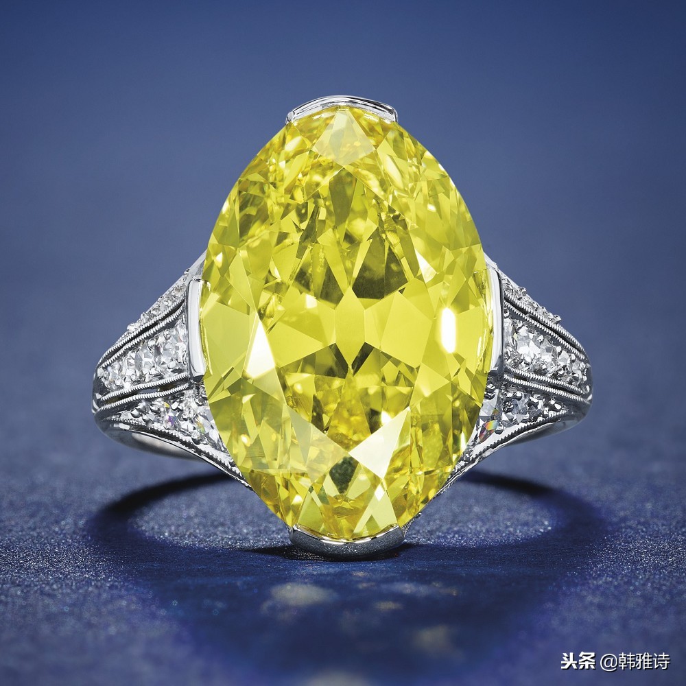 Bulgari宝格丽8.08ct鲜彩蓝钻戒指100000000元左右成交