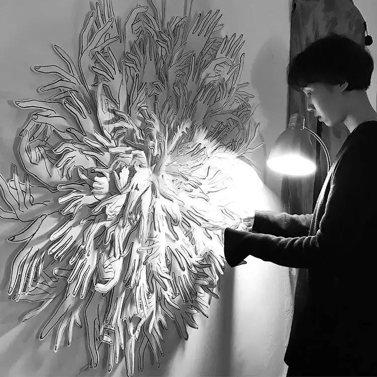 广州90后妹子用顶级纸艺解剖人体，看过的人惊艳到灵魂出窍