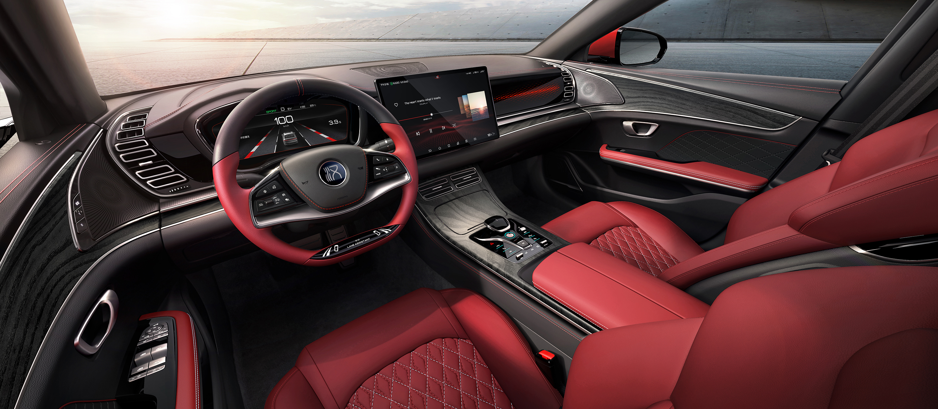 比亚迪汉酷炫照片,比亚迪汉图片高清大图壁纸