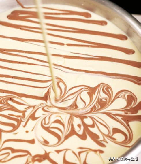 免烤大理石芝士蛋糕的做法,自制大理石芝士蛋糕