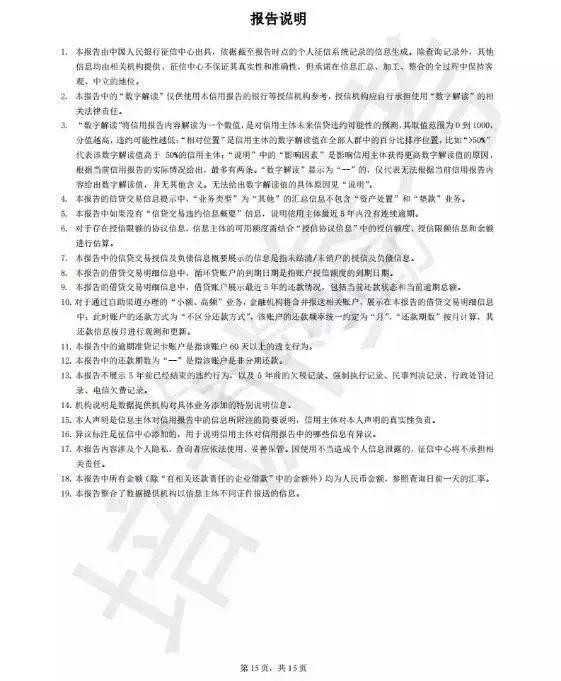 个人征信报告简要版和详细版,如何读懂个人征信报告电子版