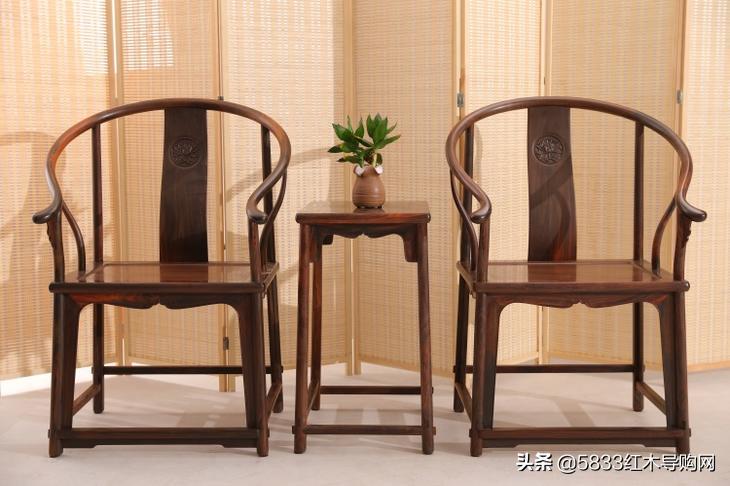 红木家具鉴赏知识讲解,圈椅红木家具