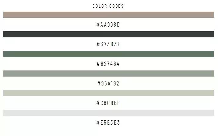 6种配色色卡,设计师最全万能配色色卡